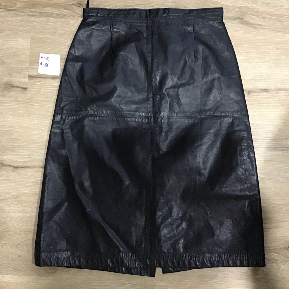 3 Leather skirts—— Sold
